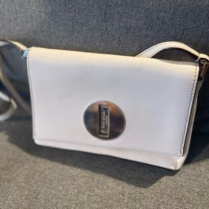 Mini white Kate spade purse